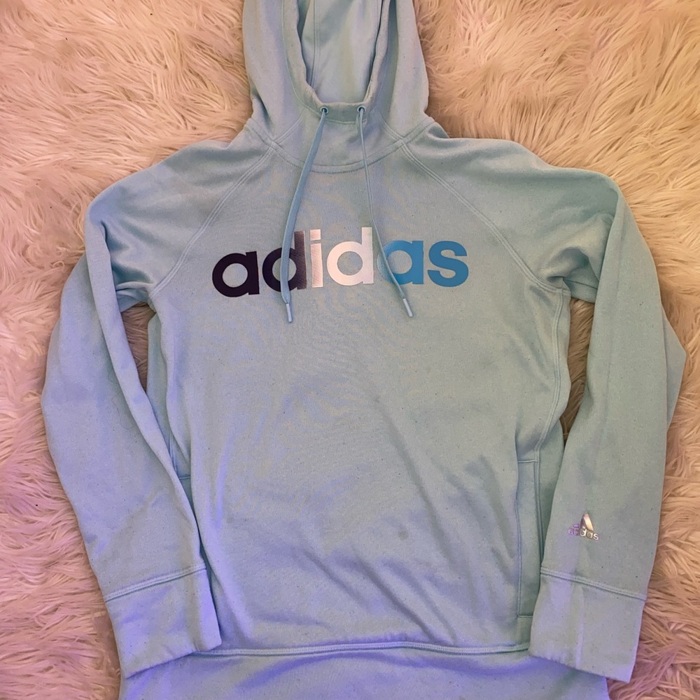 ADIDAS blue hoodie